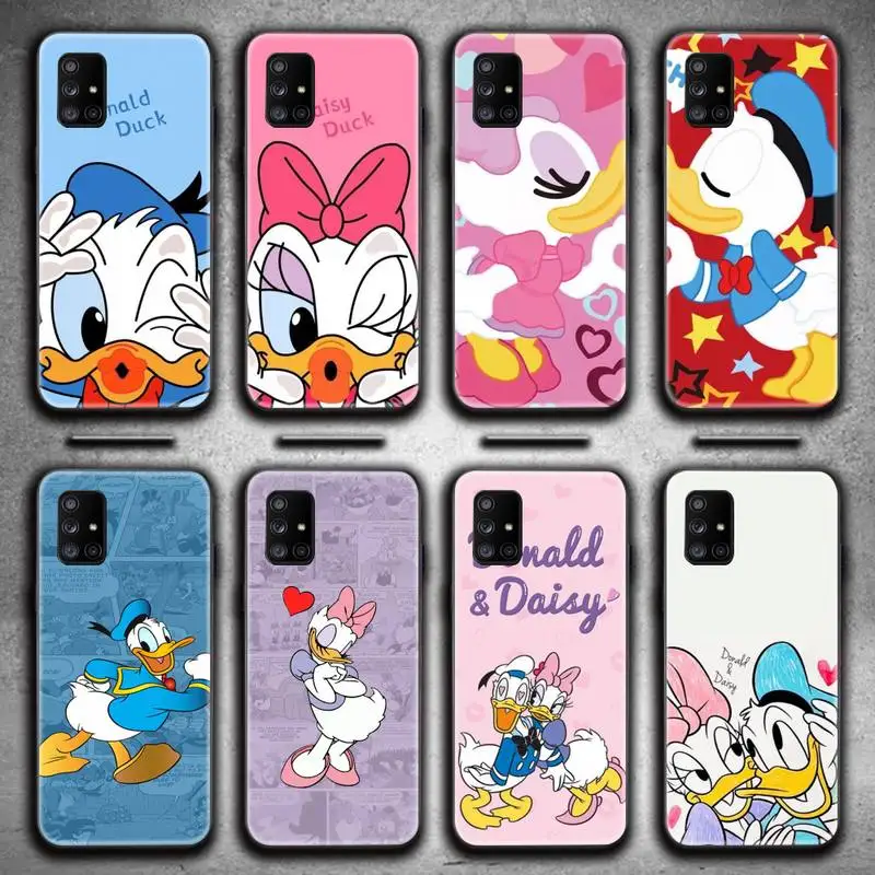 Cartoon Donald Daisy Duck Telefon Case For Samsung Galaxy A52 A21S A02S A31 A12 A81 A10 A30 A32 A50 A80 A71 A51 5G Pilt 0