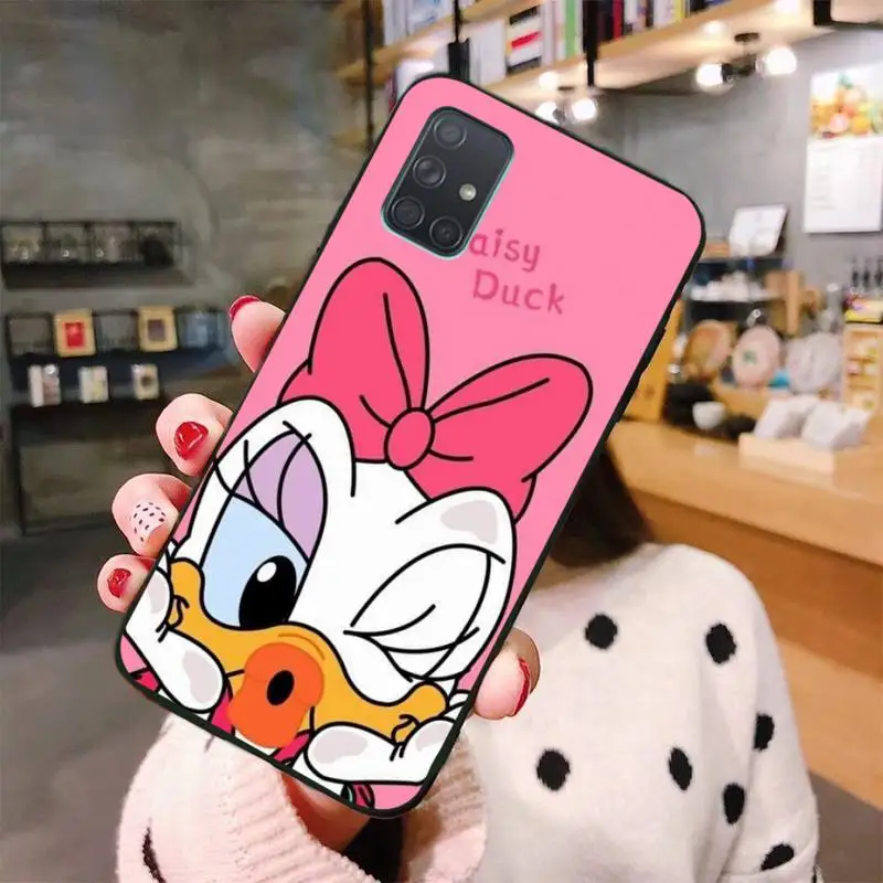 Cartoon Donald Daisy Duck Telefon Case For Samsung Galaxy A52 A21S A02S A31 A12 A81 A10 A30 A32 A50 A80 A71 A51 5G Pilt 2