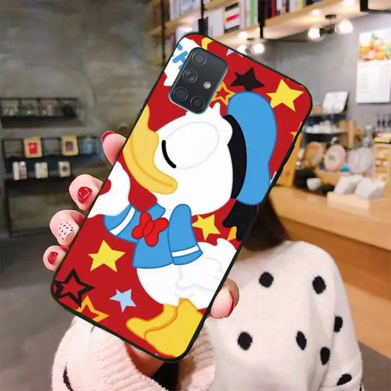 Cartoon Donald Daisy Duck Telefon Case For Samsung Galaxy A52 A21S A02S A31 A12 A81 A10 A30 A32 A50 A80 A71 A51 5G Pilt 4