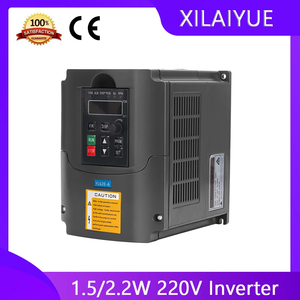 2,2 kw, 220v VFD Variable Frequency Drive, 1,5 kw/2,2 kw/3kw Inverter 400Hz 10A VFD Inverter 1HP Sisend 3HP Output Frequency Inverter Pilt 0