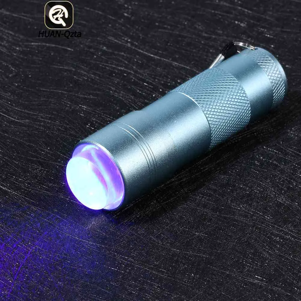 Mini UV-Taskulamp, Lambi 1-10tk 12 LED Taskulamp Ultraviolettkiirguse Küünte Kuivati Küünte Geel Mask Kiiresti Kuivav Maniküür Vahend UV-Lamp Pilt 3