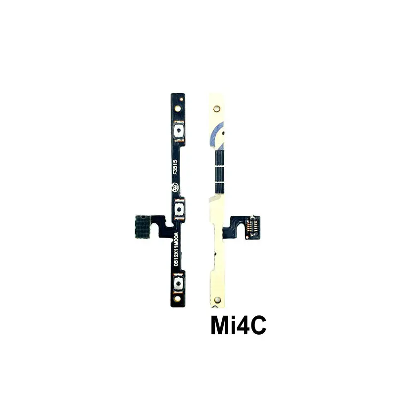 2tk Uued Power on/off & volume up/down nupud flex kaabli Asendamine Xiaomi Mi 4 Mi4 Mi4C Mi4i Mi4S telefon Pilt 3