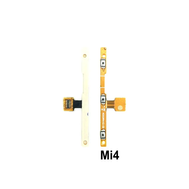 2tk Uued Power on/off & volume up/down nupud flex kaabli Asendamine Xiaomi Mi 4 Mi4 Mi4C Mi4i Mi4S telefon Pilt 4