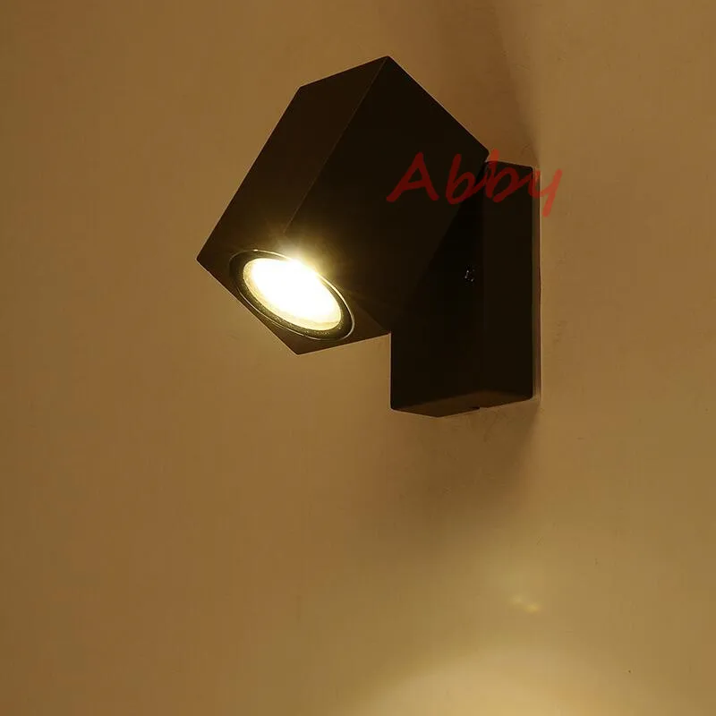10W COB LED Kaasaegne Alumiinium Keerata, LED Seina lamp Seina Kerge seina lamp Öö lamp, veekindel Outdoor Lamp Magamistuba Rõdu Pilt 5