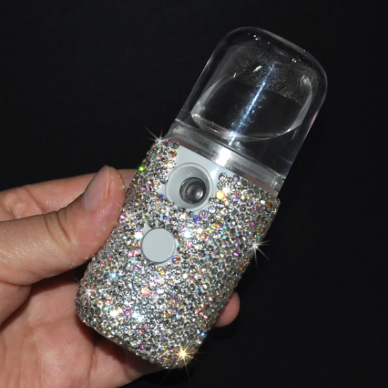 Diamond spray Laetav automaatne näo spray niisutaja käe näo spray Ladustamise Pudelid ja Purgid free shiping jook pudel Pilt 0