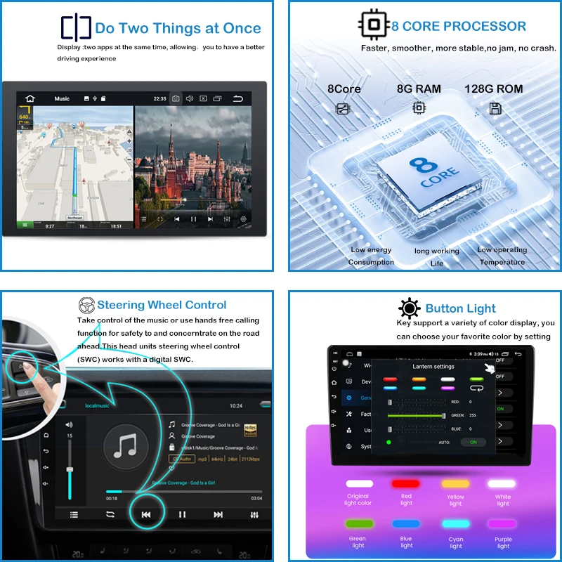 Näiteks Suzuki Baleno 2016 2017 2018 2019 Raadio Carplay Auto Auto Multimeedia Mängija, Intelligentne Süsteem Android Auto Navigatsiooni Pilt 3