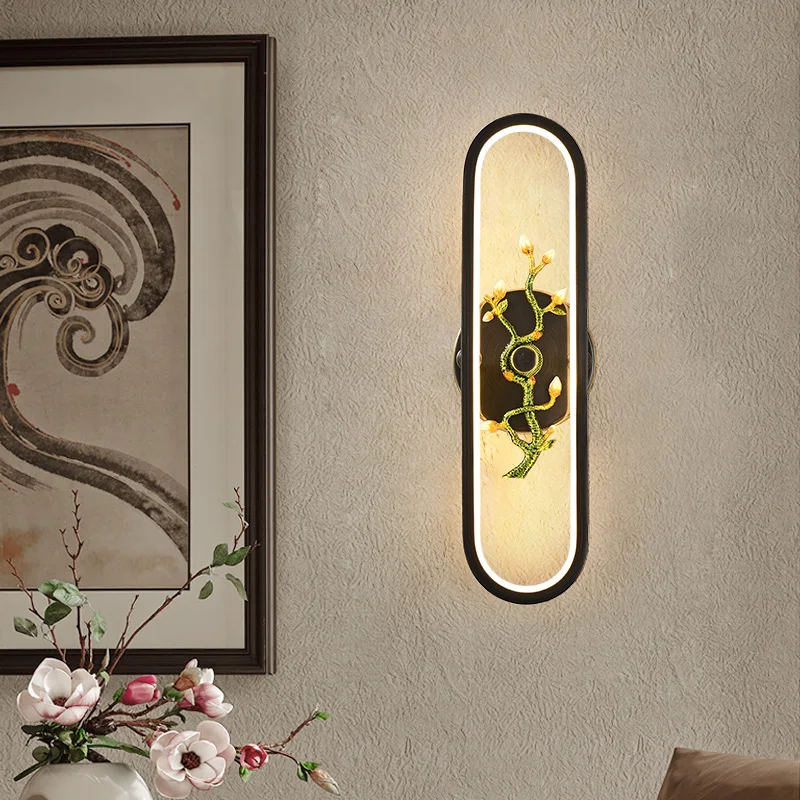 SAMAN Kaasaegne Seina Lamp LED Vintage Messing Loominguline Sconce Tuli Koju elutuba, Magamistuba Koridor Decor Pilt 2