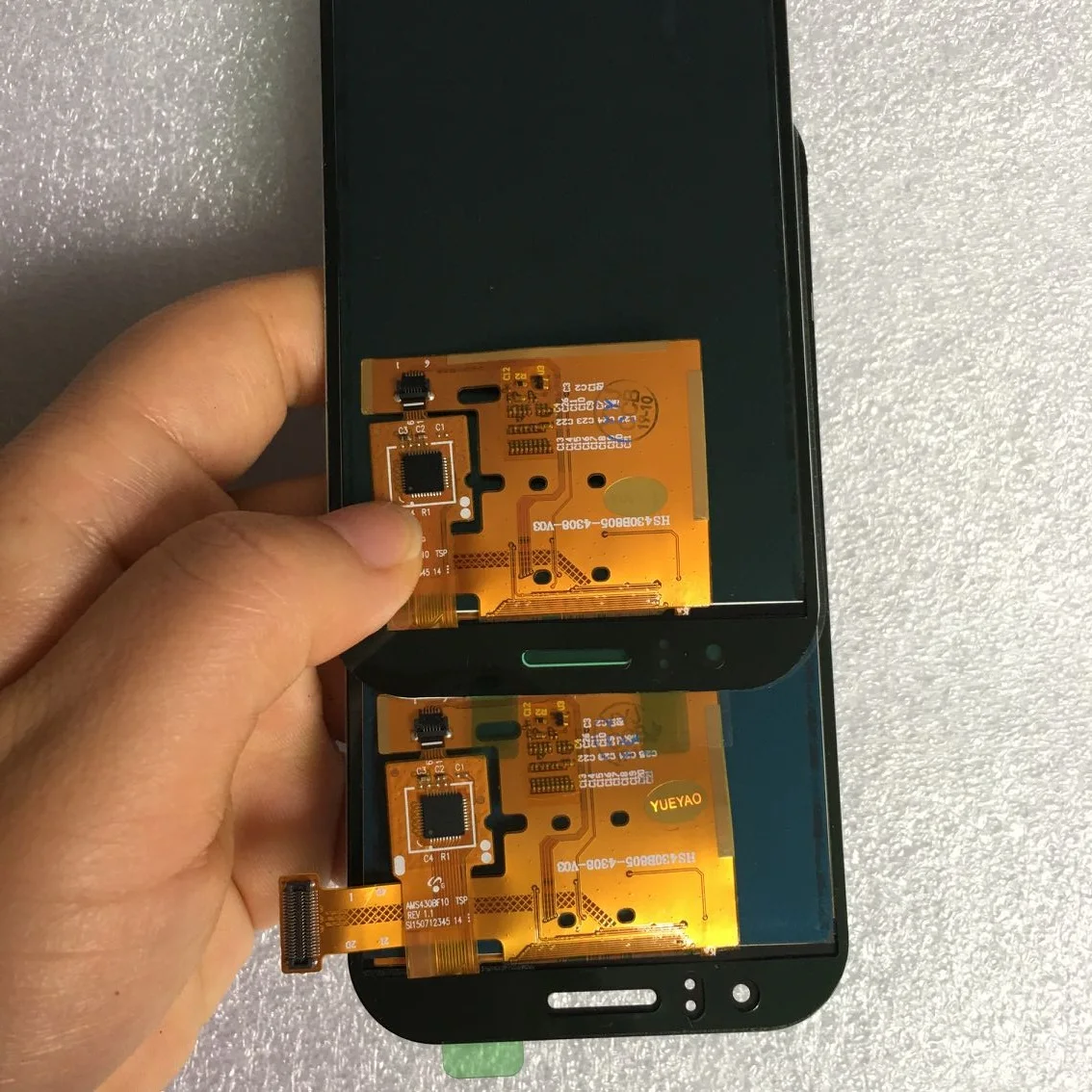 Testitud, Töötab Asendamine LCD Samsung Galaxy J1 Ace J110 SM-J110F LCD Ekraan Touch Digitizer Heleduse reguleerimine Pilt 1