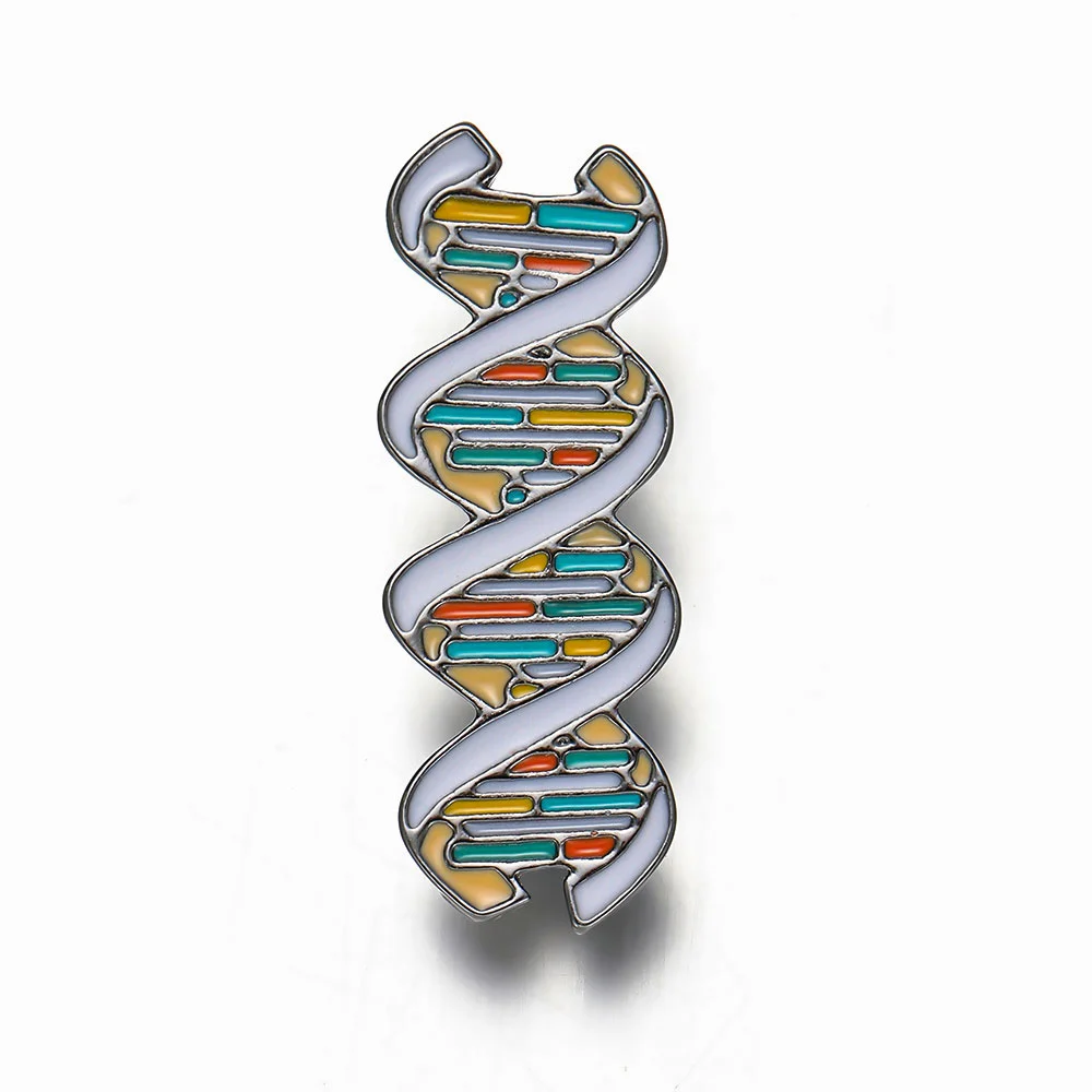 Uued DNA-Geen Emailiga Pin Hästi läbi Mõeldud Meditsiini-Bioloogiline Teadus-Seeria Sõle Mantel Rinnamikrofon Pääsme Ehted Kingitus Arst, Õde Pilt 0