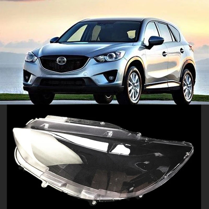 Auto Esi-Esitulede Kaas Mazda CX-5 2013-2015 Esilaterna Lambivarju Lampcover Pea Lamp valgust klaasist Objektiiv Katab Kest Mütsid Pilt 0