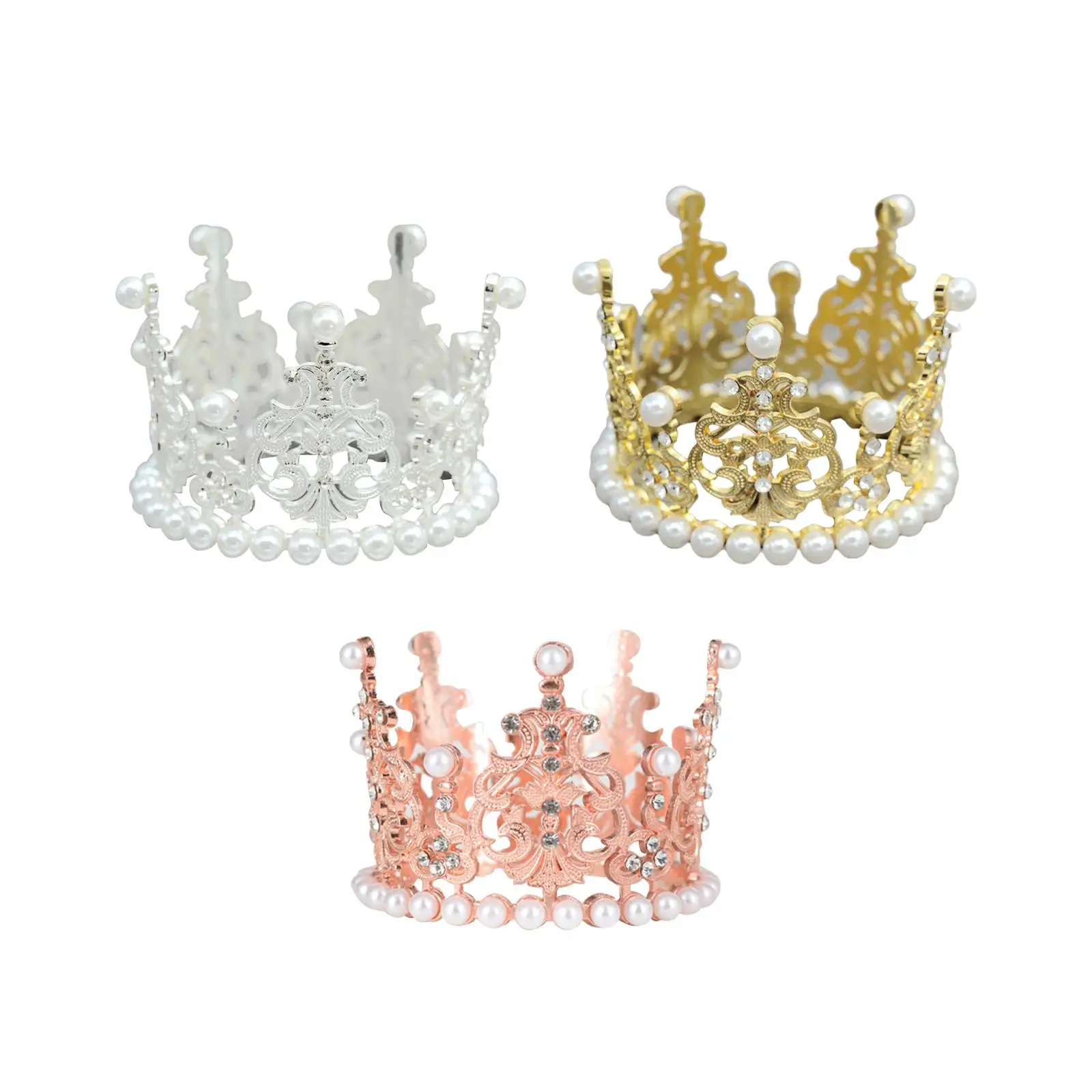 Printsess Crown Juuksed Kleit ja Tarvikud Peapael Võistlused Headpieces Rhinestone Pulm Kroonid Sünnipäeva Tiara Halloween Kõnniteed Pilt 4