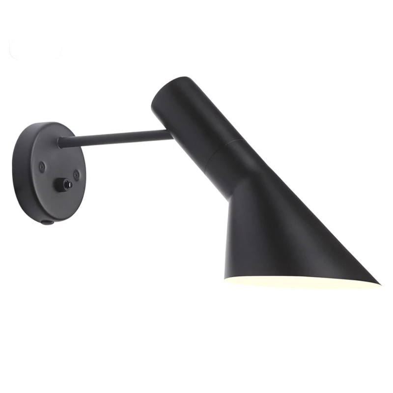 Seina Lamp LED Arandela Loft Valgusti Abajur Applique Murale Valgusti, Raud Must või Valge Luminaria Wandlamp Vannituba Pilt 0