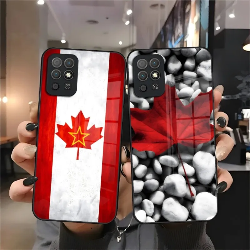 Kanada Kanada Lipu Telefoni Juhul Klaas Huawei P40 P50 P30 P20 ProPlus Lite Mate 40Pro 30 20 Nove 9 8 7 Pro Kate Pilt 0