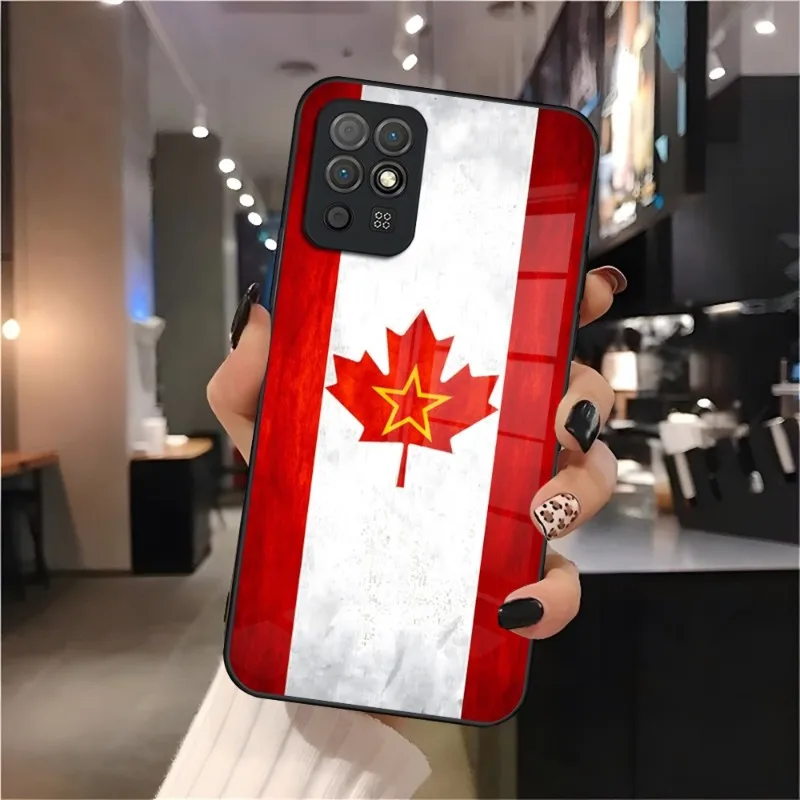 Kanada Kanada Lipu Telefoni Juhul Klaas Huawei P40 P50 P30 P20 ProPlus Lite Mate 40Pro 30 20 Nove 9 8 7 Pro Kate Pilt 3