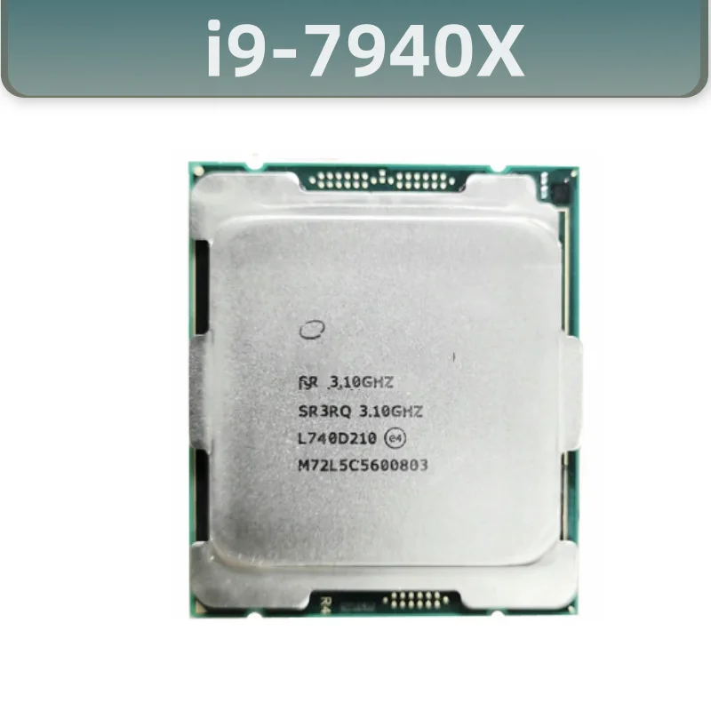 Core i9-7940X SR3RQ 3.1 GHz 14Core 28Thread 19.25 MB 165W LGA2066 X299 CPU Protsessor Pilt 0