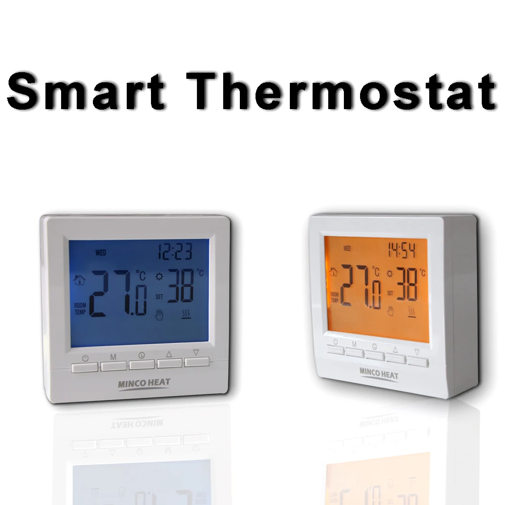 Smart Termostaat Temperatuuri Kontroller Gaasi Katla Kütmise Temperatuuri Regulaator Käsi Kontrolli AA Aku Termostaat Kid Lukk Pilt 5