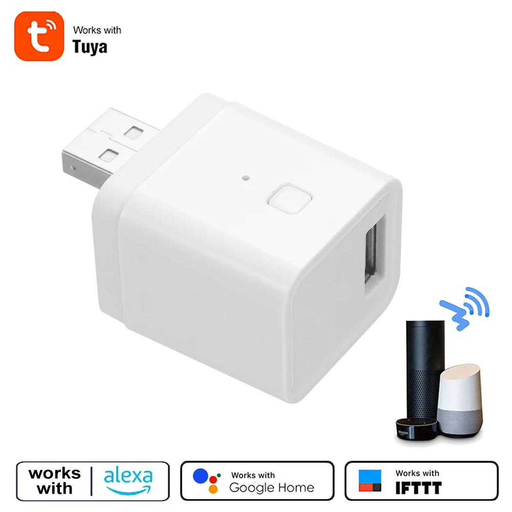 Tuya Micro SmartUSB Adapter Lülita 5V Wifi USB Power Adapter Smart Home Lüliti kaudu Tuya APP hääljuhtimine Jaoks Alexa Google Kodu Pilt 0