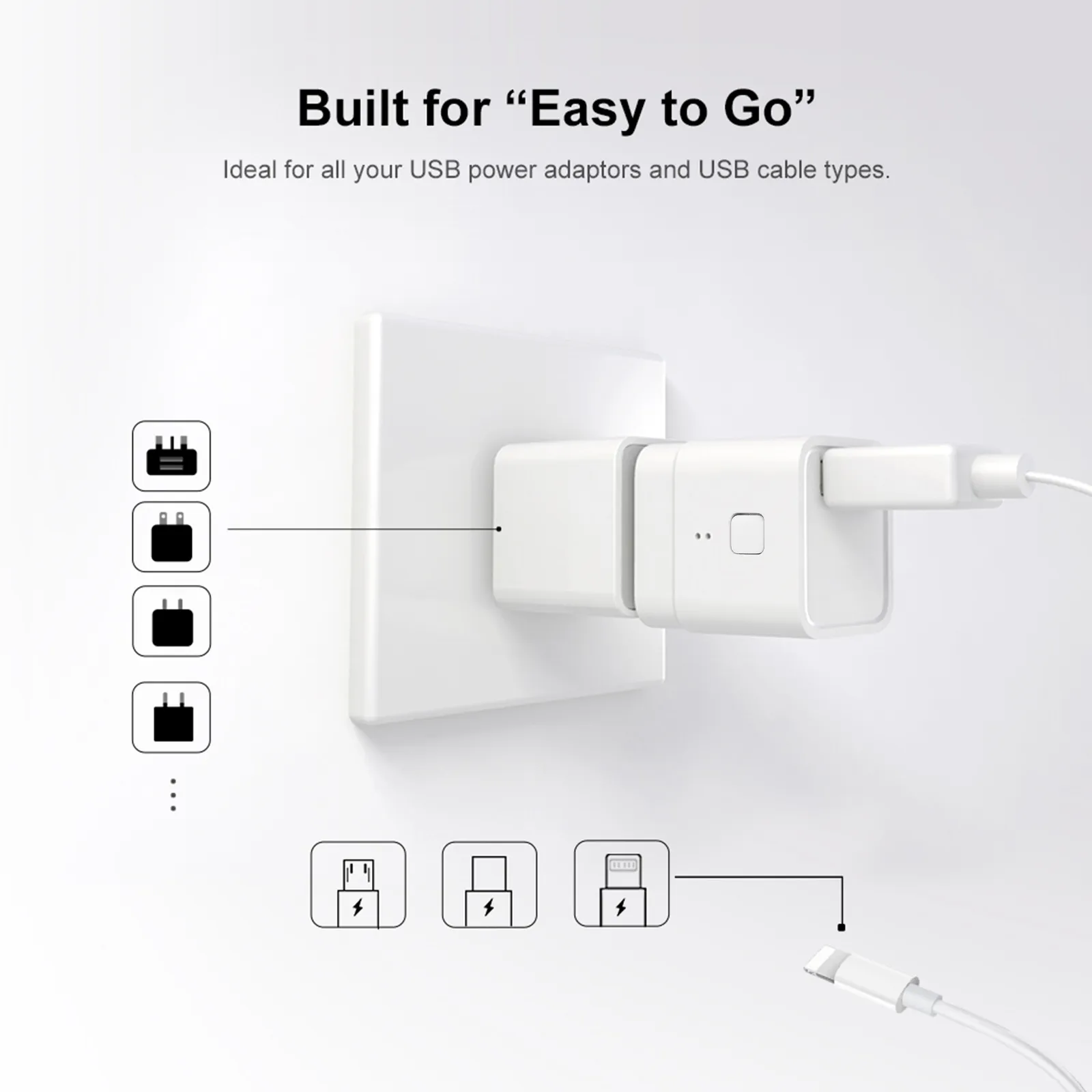 Tuya Micro SmartUSB Adapter Lülita 5V Wifi USB Power Adapter Smart Home Lüliti kaudu Tuya APP hääljuhtimine Jaoks Alexa Google Kodu Pilt 3