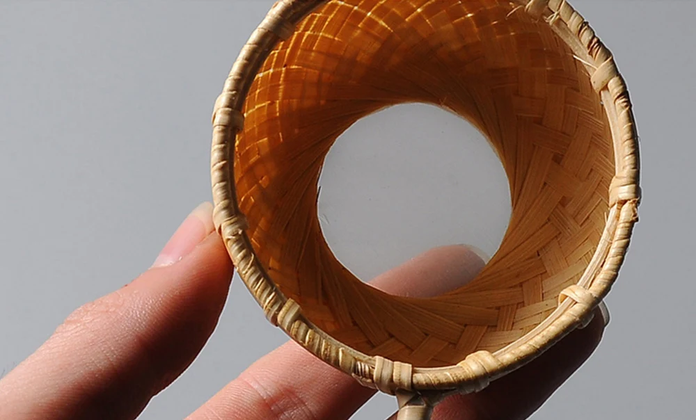 Vana Bambus, Juure Tee Kurn Hiina Kongfu Tee Komplekt Lisavarustusena Looduslikust Bambusest Kudumine Materjali Tee Partitsioon Pilt 5