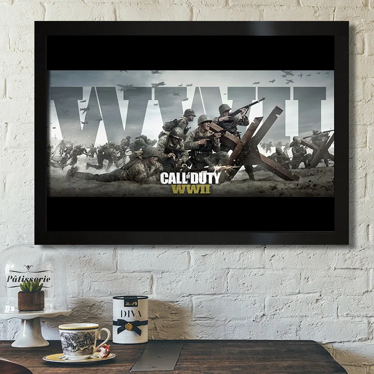 Klassikaline Populaarne Shooting Mängu Call Of Duty 19 Plakat Modern Warfare Esteetiline Lõuendile Maali Seina Art Home Decor Printida Plakateid Pilt 3