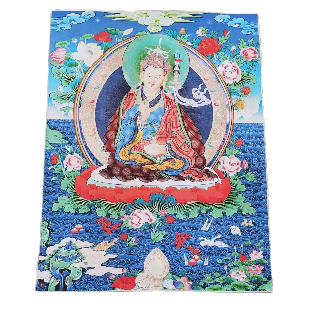 60CM*90CM Hiina-Tiibeti-Silk Tikandid Kunsti Budismi Tangka buddha Thangka kuju Home Decor FrescoLiving Ruumi Kaunistamiseks Pilt 0