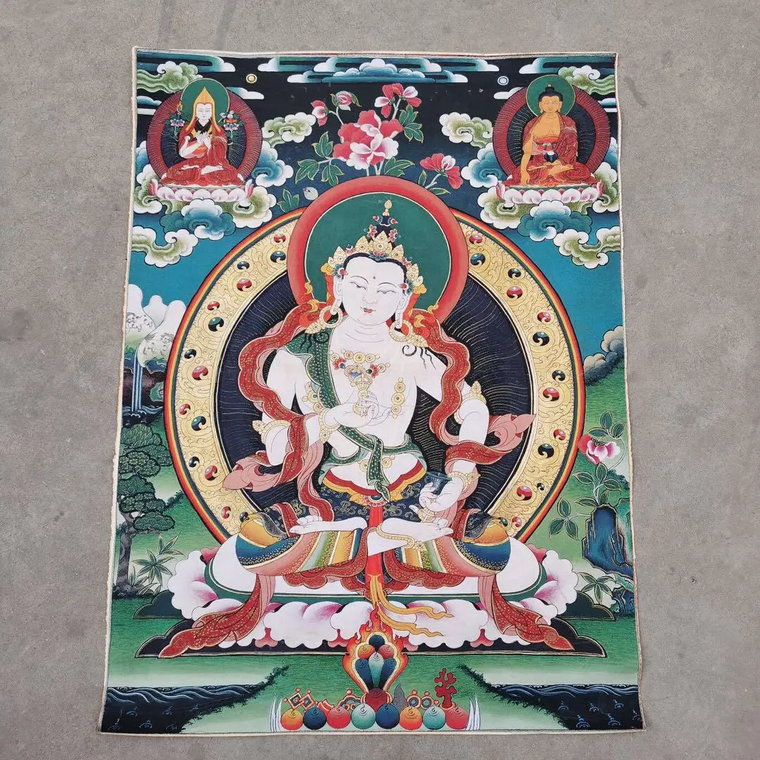 60CM*90CM Hiina-Tiibeti-Silk Tikandid Kunsti Budismi Tangka buddha Thangka kuju Home Decor FrescoLiving Ruumi Kaunistamiseks Pilt 5