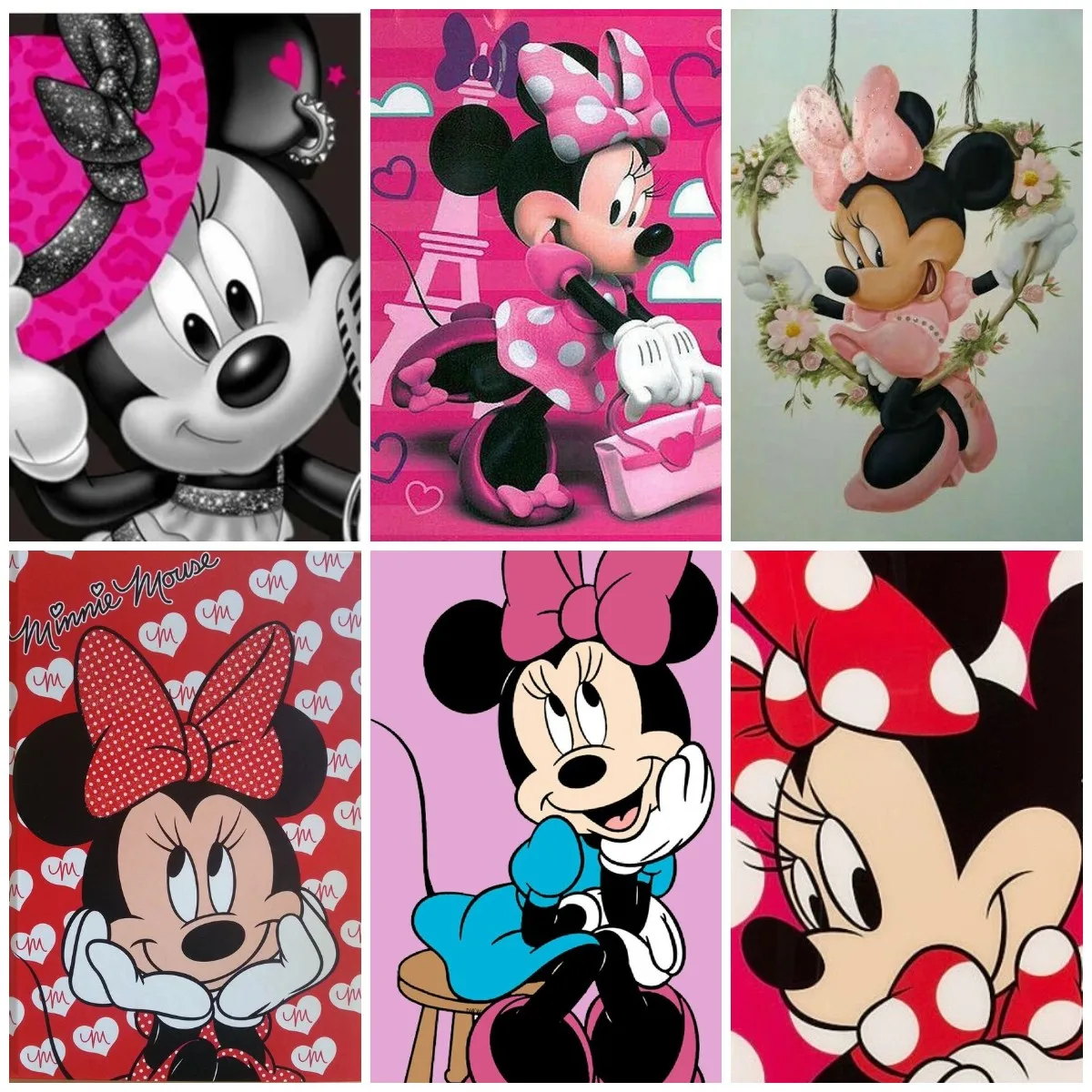 Lõuend Värvimine Disney Multifilm Miki ja Minnie Lõuend Prindi Kodus elutoas Kunsti Lapsed Magamistuba Decor Poisid Tüdrukud Kingitused Pilt 0