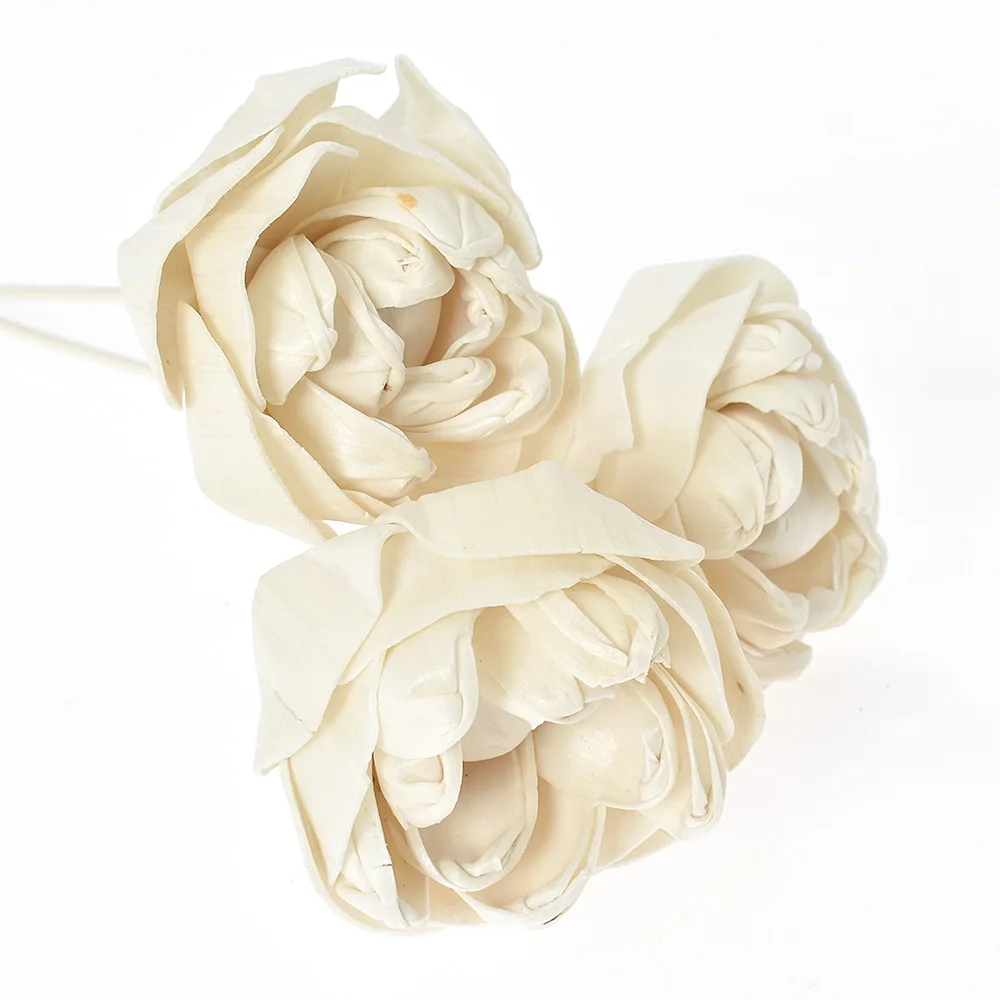 6CM Camellia Mitte Tulekahju Õie Aromaatsed rotangist Kunstlikku Lille Rotangist Reed Lõhnaaine Kodu Lõhn Difuusor Täitke Stick Pilt 2