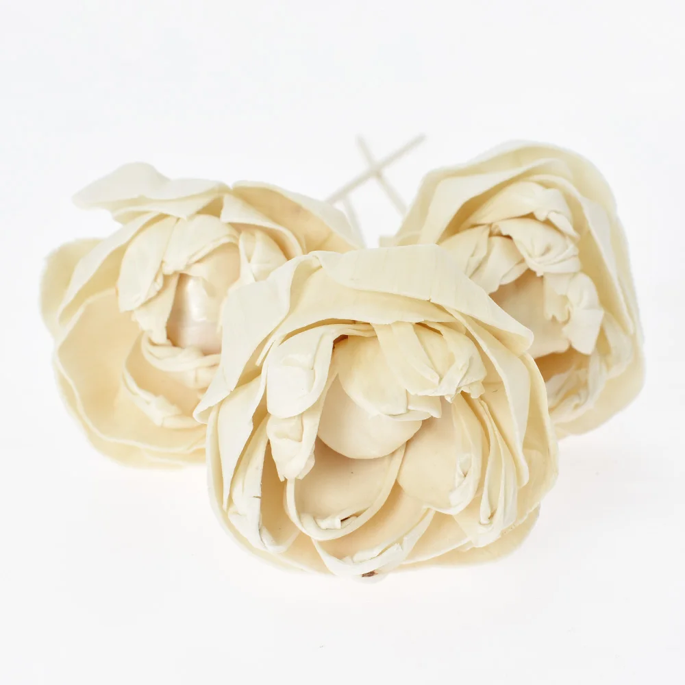 6CM Camellia Mitte Tulekahju Õie Aromaatsed rotangist Kunstlikku Lille Rotangist Reed Lõhnaaine Kodu Lõhn Difuusor Täitke Stick Pilt 3