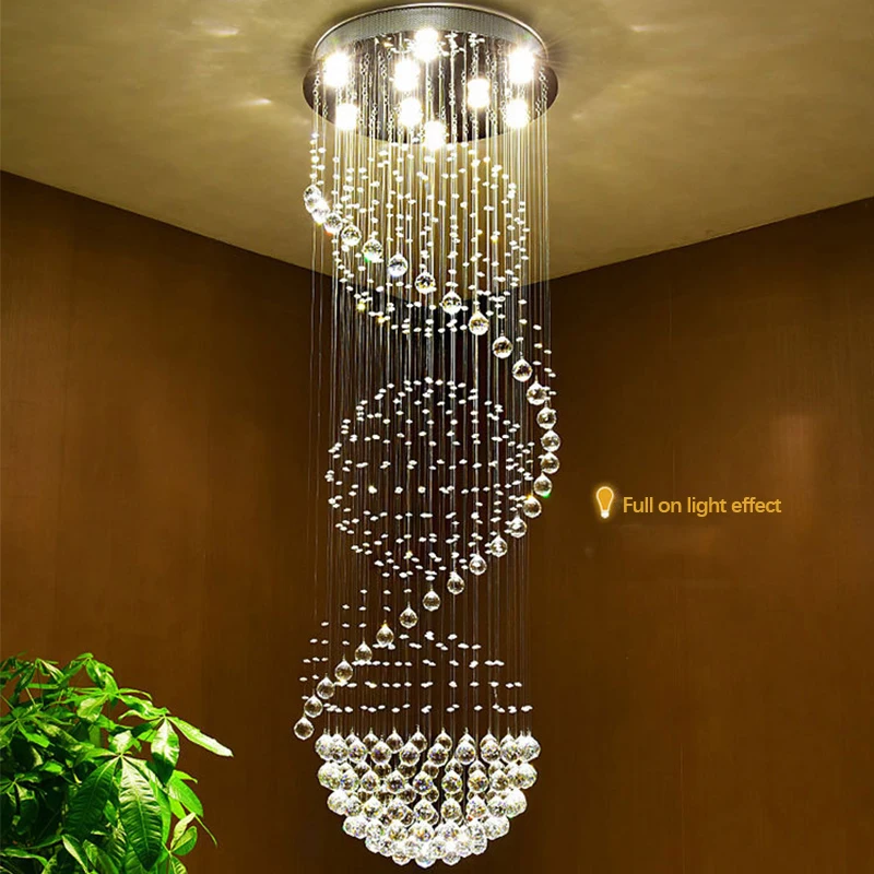 Kaasaegne laeni Sfääriline LED Lühtrid Kaunistada Kristall Lühtrid elutuba, Söögituba Ja Hotell Pilt 3