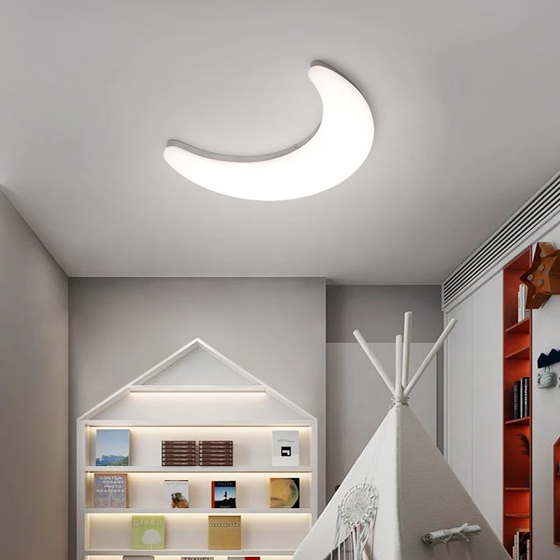 Minimalistlik Kuu Seina Lamp elutuba Põhjamaade Ins Stiilis Loominguline Laste laelambid Taust Magamistuba Öö Uuringu Lamp Pilt 1