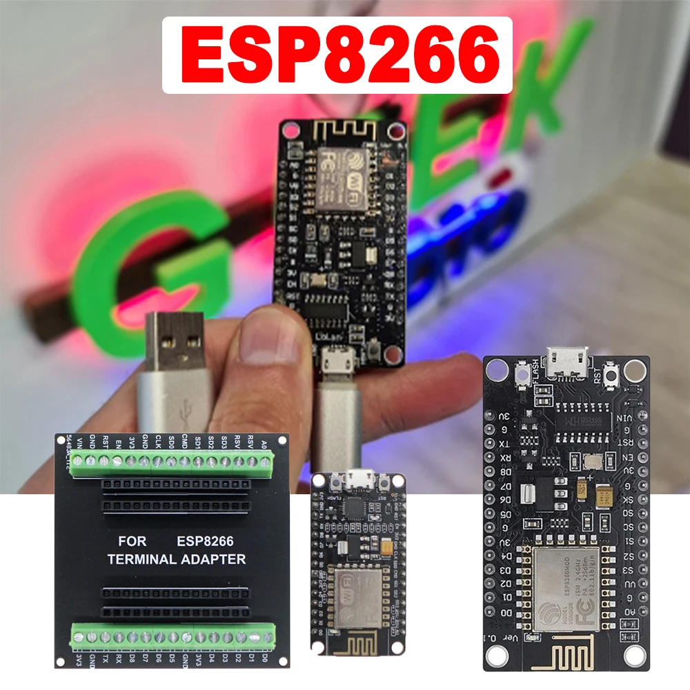ESP8266 Traadita side Moodul CH340/CP2102 NodeMcu V3 V2 Lua WIFI Internet Arengu Pardal WiFi Arengu Moodul Arduino Pilt 0